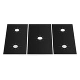 Maxbell 3 Pieces Stove Burner Covers Nonstick Washable Reusable Gas Range Protectors thick 0.25mm