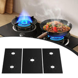 Maxbell 3 Pieces Stove Burner Covers Nonstick Washable Reusable Gas Range Protectors thick 0.25mm