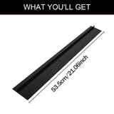 Maxbell Gap Cover Black Flexible Seal Strip for Furniture Oven Easy to Install 21 Inch