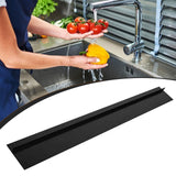 Maxbell Gap Cover Black Flexible Seal Strip for Furniture Oven Easy to Install 25 Inch