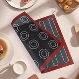 Maxbell Silicone Baking Mat Breathable Bakeware Mat for Baking Bread Pizza Macaroons