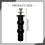 Maxbell 1 Pair Toilet Seat Screw and Bolt Kit High Reliability Sturdy Easily Install Double Ball