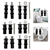 Maxbell 1 Pair Toilet Seat Screw and Bolt Kit High Reliability Sturdy Easily Install Double Ball