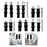 Maxbell 1 Pair Toilet Seat Screw and Bolt Kit High Reliability Sturdy Easily Install Double Ball
