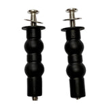Maxbell 1 Pair Toilet Seat Screw and Bolt Kit High Reliability Sturdy Easily Install Double Ball