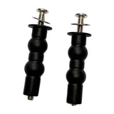 Maxbell 1 Pair Toilet Seat Screw and Bolt Kit High Reliability Sturdy Easily Install Double Ball