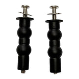 Maxbell 1 Pair Toilet Seat Screw and Bolt Kit High Reliability Sturdy Easily Install Double Ball