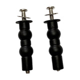 Maxbell 1 Pair Toilet Seat Screw and Bolt Kit High Reliability Sturdy Easily Install Double Ball