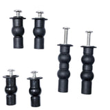 Maxbell 1 Pair Toilet Seat Screw and Bolt Kit High Reliability Sturdy Easily Install Double Ball