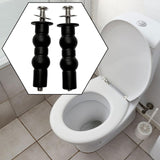 Maxbell 1 Pair Toilet Seat Screw and Bolt Kit High Reliability Sturdy Easily Install Double Ball