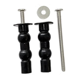 Maxbell 1 Pair Toilet Seat Screw and Bolt Kit High Reliability Sturdy Easily Install Double Ball Glossy