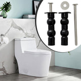 Maxbell 1 Pair Toilet Seat Screw and Bolt Kit High Reliability Sturdy Easily Install Double Ball Glossy