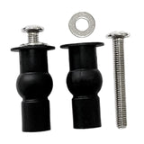 Maxbell 1 Pair Toilet Seat Screw and Bolt Kit High Reliability Sturdy Easily Install M6