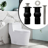 Maxbell 1 Pair Toilet Seat Screw and Bolt Kit High Reliability Sturdy Easily Install M6