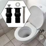 Maxbell 1 Pair Toilet Seat Screw and Bolt Kit High Reliability Sturdy Easily Install M6