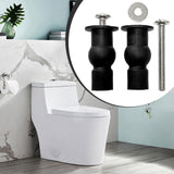 Maxbell 1 Pair Toilet Seat Screw and Bolt Kit High Reliability Sturdy Easily Install M5 Long