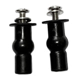 Maxbell 1 Pair Toilet Seat Screw and Bolt Kit High Reliability Sturdy Easily Install M5