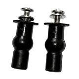 Maxbell 1 Pair Toilet Seat Screw and Bolt Kit High Reliability Sturdy Easily Install M5