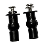 Maxbell 1 Pair Toilet Seat Screw and Bolt Kit High Reliability Sturdy Easily Install M5