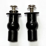 Maxbell 1 Pair Toilet Seat Screw and Bolt Kit High Reliability Sturdy Easily Install M5