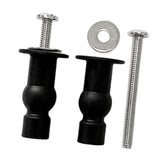 Maxbell 1 Pair Toilet Seat Screw and Bolt Kit High Reliability Sturdy Easily Install M4