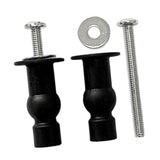 Maxbell 1 Pair Toilet Seat Screw and Bolt Kit High Reliability Sturdy Easily Install M4