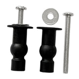 Maxbell 1 Pair Toilet Seat Screw and Bolt Kit High Reliability Sturdy Easily Install M4
