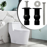 Maxbell 1 Pair Toilet Seat Screw and Bolt Kit High Reliability Sturdy Easily Install M4