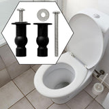 Maxbell 1 Pair Toilet Seat Screw and Bolt Kit High Reliability Sturdy Easily Install M4