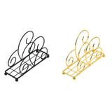Maxbell Napkin Holder Rack Desktop Sturdy Tissue Storage Decorative Hand Towel Stand Black