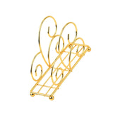 Maxbell Napkin Holder Rack Desktop Sturdy Tissue Storage Decorative Hand Towel Stand Gold