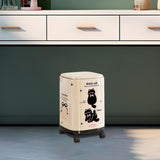 Maxbell Trash Can with 360° Universal Wheels with Lid for Apartment Dining Room Cafe