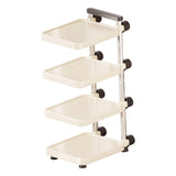 Maxbell Pot Storage Rack 4 Layer Pan Organizer Rack for Bakeware Countertop Cookware