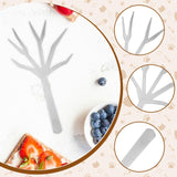 Maxbell Stainless Steel Branch Fruit Fork Practical Fruit Tool for Home Hotel Dining