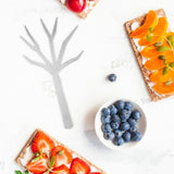 Maxbell Stainless Steel Branch Fruit Fork Practical Fruit Tool for Home Hotel Dining