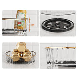 Maxbell 360° Rotating Makeup Organizer Kitchen Spice Rack for Fruits Perfume Trinket