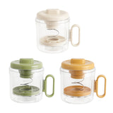 Maxbell Yogurt Strainer with Lid Quick Yoghurt Maker for Fruit Juice Nut Milk Cheese White