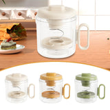 Maxbell Yogurt Strainer with Lid Quick Yoghurt Maker for Fruit Juice Nut Milk Cheese White
