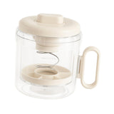 Maxbell Yogurt Strainer with Lid Quick Yoghurt Maker for Fruit Juice Nut Milk Cheese White