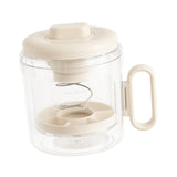Maxbell Yogurt Strainer with Lid Quick Yoghurt Maker for Fruit Juice Nut Milk Cheese White