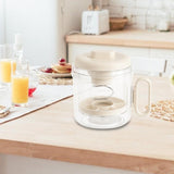 Maxbell Yogurt Strainer with Lid Quick Yoghurt Maker for Fruit Juice Nut Milk Cheese White