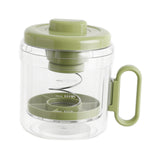 Maxbell Yogurt Strainer with Lid Quick Yoghurt Maker for Fruit Juice Nut Milk Cheese Green