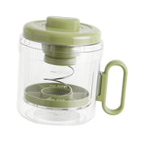 Maxbell Yogurt Strainer with Lid Quick Yoghurt Maker for Fruit Juice Nut Milk Cheese Green