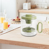 Maxbell Yogurt Strainer with Lid Quick Yoghurt Maker for Fruit Juice Nut Milk Cheese Green