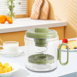 Maxbell Yogurt Strainer with Lid Quick Yoghurt Maker for Fruit Juice Nut Milk Cheese Green