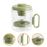 Maxbell Yogurt Strainer with Lid Quick Yoghurt Maker for Fruit Juice Nut Milk Cheese Green