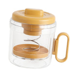 Maxbell Yogurt Strainer with Lid Quick Yoghurt Maker for Fruit Juice Nut Milk Cheese Orange