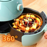 Maxbell BBQ Skewer Rack Stable Multipurpose Air Fryer Rack for Party Camping Veggies