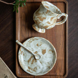 Maxbell Tea Cup and Saucer Set Novelty Stylish Coffee Cup for Office Wedding Kitchen