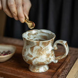 Maxbell Tea Cup and Saucer Set Novelty Stylish Coffee Cup for Office Wedding Kitchen